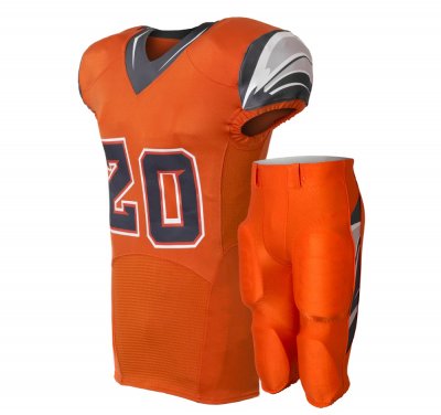 Wholesale Unique Quality Customized  100% polyester American Football Team Uniform