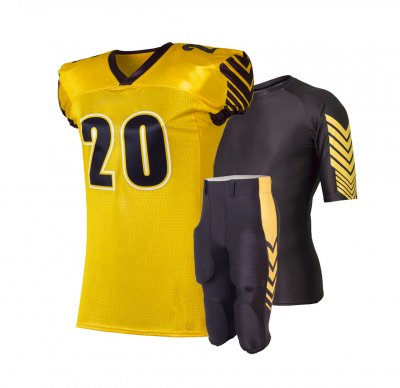 Wholesale Unique Quality Customized  100% polyester American Football Team Uniform